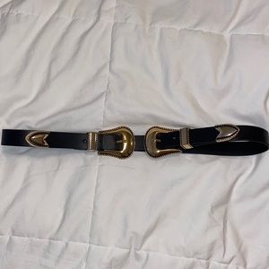 Zara Double Buckle Belt